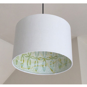 Pasifika Drum Lampshade - Hemp/Organic Cotton ∅30x20cm Abstrax.on