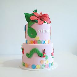 Themed fondant cake