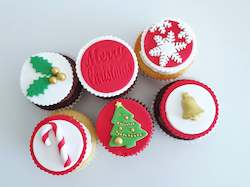 Christmas Disc Cupcakes