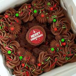 Cake: Christmas Chocolate Brownie