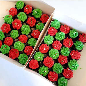 Christmas Mini Cupcakes