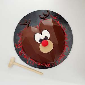 Rudolph Christmas Chocolate Smash Heart