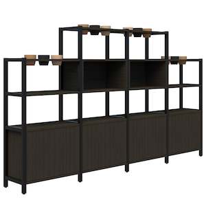 Furniture: Grid 40 Storage / Planter Shelves - 4-5 Tier Inc Premium Pots