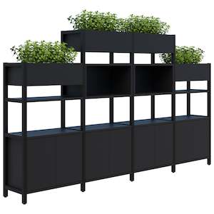 Grid 40 Storage / Planter Display Wall - 4-5 Tier