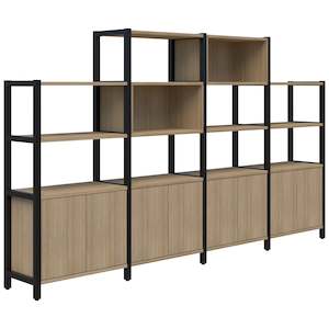 Grid 40 Storage / Open Display Wall - 4-5 Tier