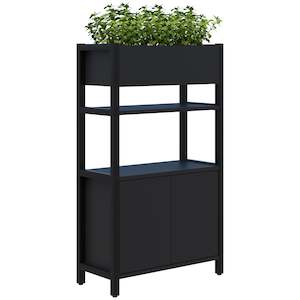 Grid 40 Storage / Planter Display Wall - 4 Tier