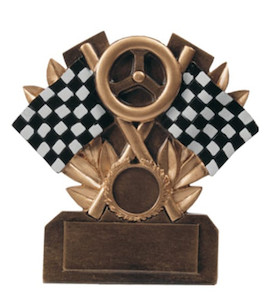 Racing Crossed Flag Ace Engravers