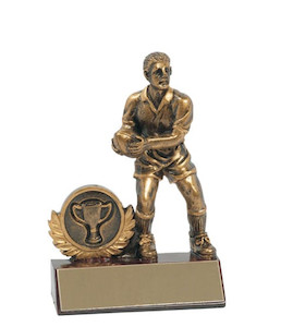 Rugby Figurine Male Ace Engravers