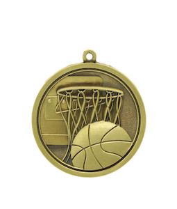 Basketball - Gold Medal 4.5cm Dia Ace Engravers