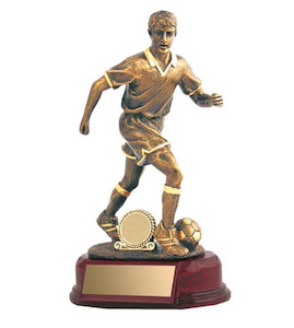 Soccer Running Male Ace Engravers