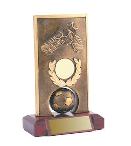 Engraving on metal (including laser) - except printing, process or photographic: Soccer Spinner Ace Engravers