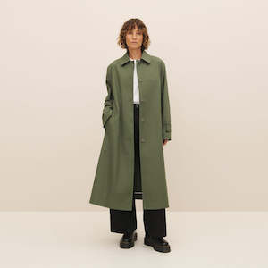 Cleo Trench Coat - Sage