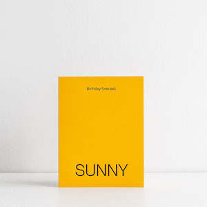 Furniture: Birthday Forecast Sunny