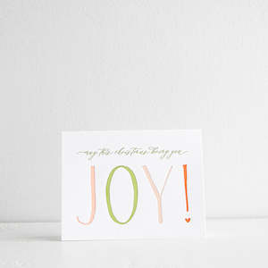 Furniture: Christmas Joy Card