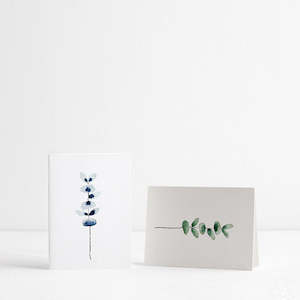 Furniture: Hand Painted Watercolour Card - Eucalyptus