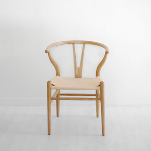 Wilson Rope Seat Chair - Natural Oak