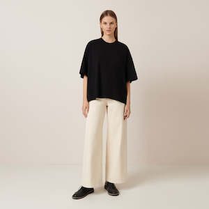 Oversized Boxy Tee - Black