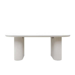 Sana Outdoor Concrete Table - White