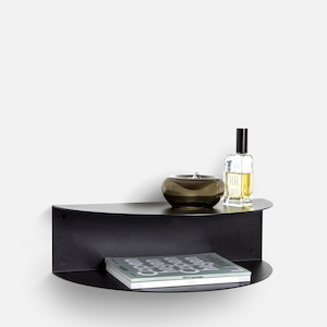 Fold Bedside Table - Black