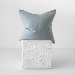 Furniture: European Linen Euro Pillowcase - Lake