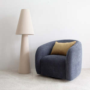 Furniture: Carrington Linen Floor Lamp