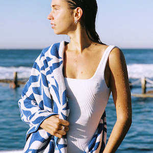 Kona Towel - Sea Blue