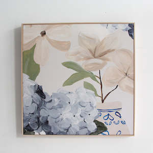 Furniture: Botanic Detail Framed Canvas