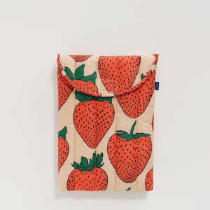 Puffy Laptop Sleeve 13 "- Strawberry