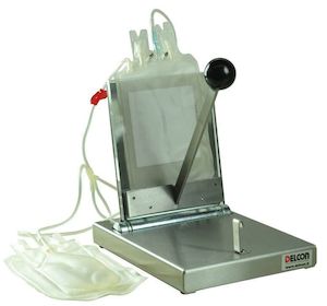 Delcon Manual plasma press , Dimensions net (W x D x H) : 19 x 25 x 24 cm