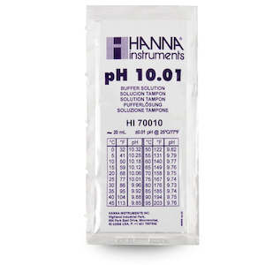 HANNA HI 70010P  10.01 pH Buffer Solution (25) 20 mL sachets