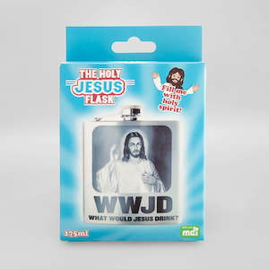 'WWJD' - Jesus Hip Flask