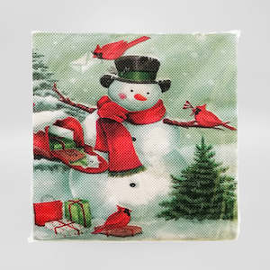 Snowman' Xmas Napkins - 20