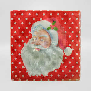 Santa Head' Xmas Napkins - 20