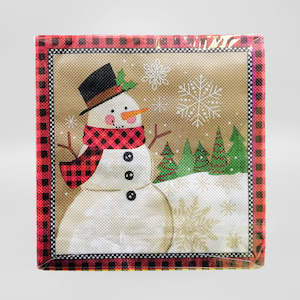 Snowman' Xmas Napkins - 20