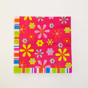 Gift: Abstract Flowers' Napkins - 20