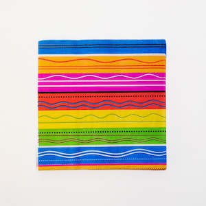 Bright Wavey Lines' Napkins - 20