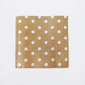 White Dots On Gold' Napkins - 20