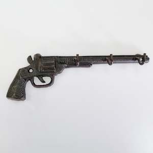 Gift: Cast Iron Key Hanger - Pistol