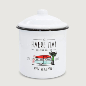 Moana RD - Heare Mai Enamel Canister