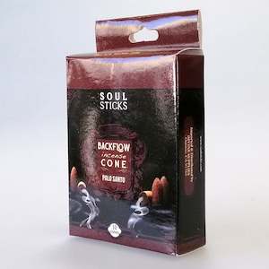 Soul Sticks Backflow Incense Cones - Palo Santo