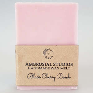 Ambrosial Studios - Handmade Wax Melt - Black Cherry Bomb