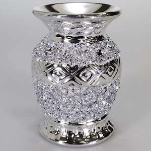 Silver Sparkle Oil Warmer