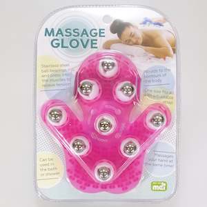 Pink Massage Glove