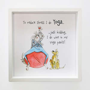 I Do Yoga' Plaque