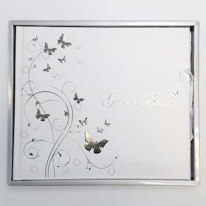 White Butterfly Guestbook