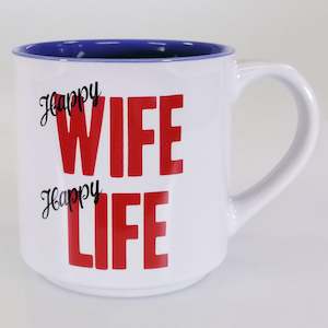 Gift: Boxed Mug - 'Happy Wife Happy Life'