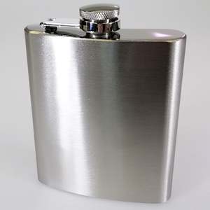 Gift: Stainless Steel Hip Flask - 7oz - Engravable