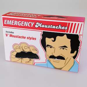 Emergency Moustache - Set of 6