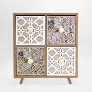 4 Drawer Cabinet - Cutwork