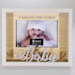 Beautiful Miracle Frame 4"x 6" - Baby